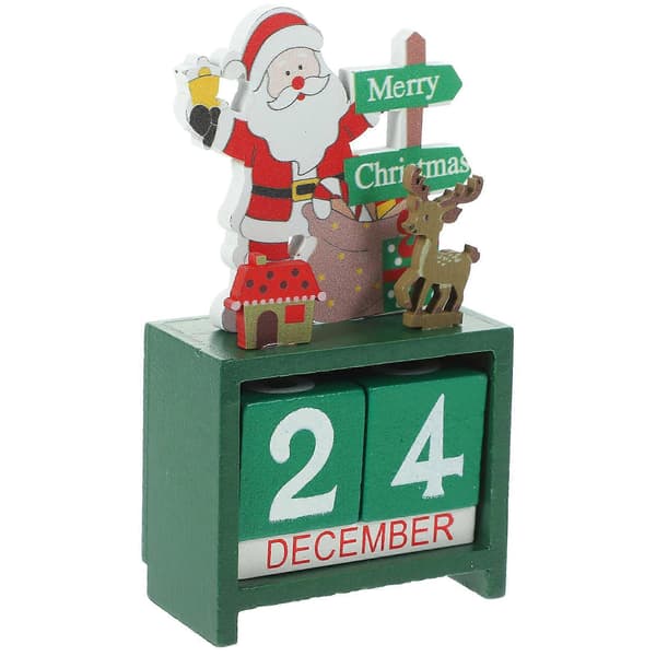 Julekalender i tre, blokkalender til dekorasjon, 3 stk.