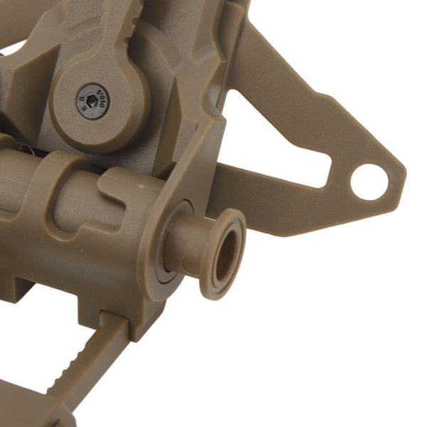 Nattesynshjelm Montering Foldbar Justerbar Enkel Betjening Bred Kompatibilitet Nylon NVG Montering til PVS15 PVS18 GPNVG18 Tan