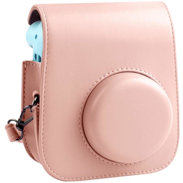 Beskyttelsesetui og bærbar taske kompatibel med Fujifilm Instax Mini 11 Instant-kamera med tilbehørstaske (pink)