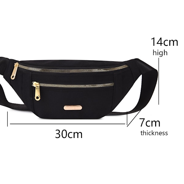 Midjeväska Crossbody för utomhusvandring Resor