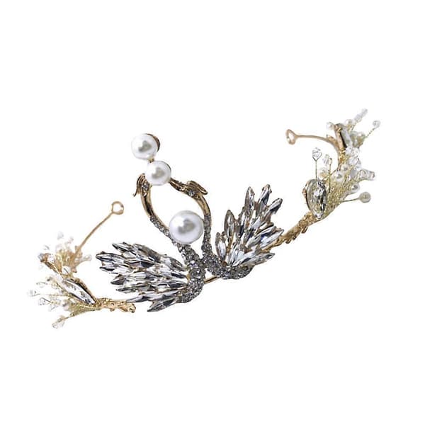 Brudekrone Tiara for kvinner hårtilbehør