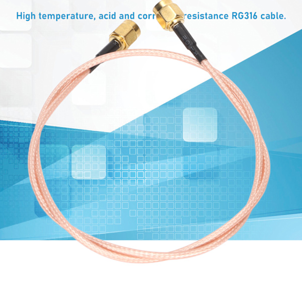 SMA-urosliitin SMA-urosliittimeen jatkokaapeli RG316 RF-liitinpistokkeen liitin Pigtail-jatkokaapeli