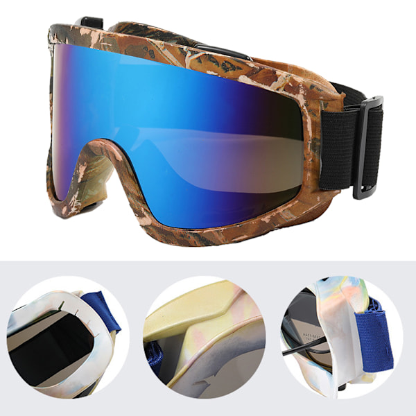 Goggle Motocross Vind Støvbeskyttelse Aviator Briller Snøbrettbriller