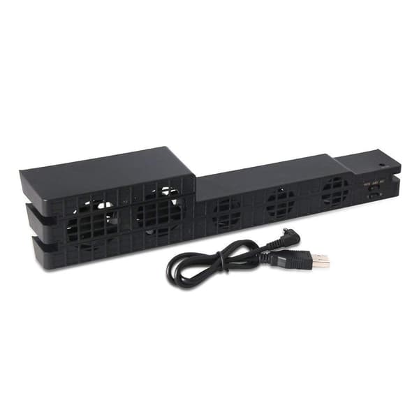 Køleventilator til PS4 PRO USB Ekstern køler 5 ventilatortemperatur