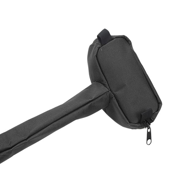 Minigolf bärväska, bärbar hopfällbar mjuk flexibel canvas golfputterväska, lätt driving range bärväska träningsfodral svart