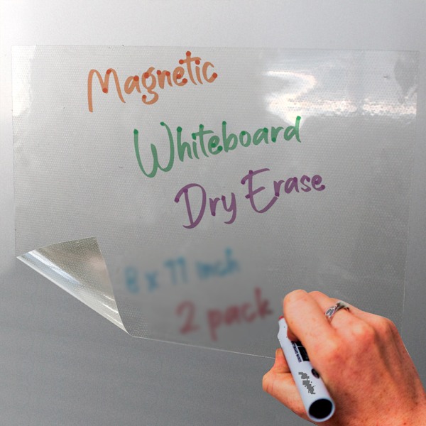 Magnetisk whiteboardfolie, magnetisk folie självhäftande vit