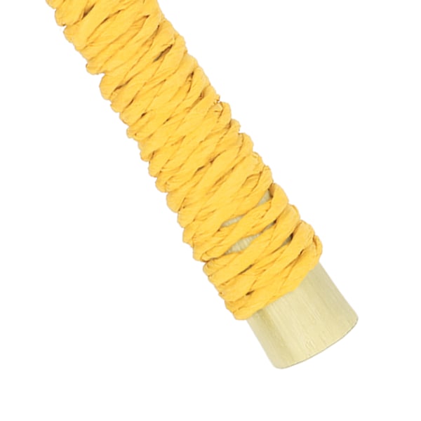 20 st Pet Sweet Bamboo Sticks Tänder Slipning Uttråkning Relief Woven Smådjur Molar Sticks för Kanin Hamster Gul