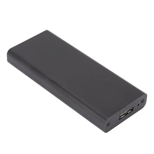 MSATA til USB3.0 Kabinet Adapter Case 6Gbps Sort MSATA SSD Adapter til 30x30mm 50x30mm Ekstern SSD Harddisk