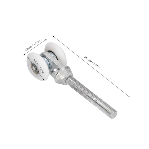 3 kpl 40 mm yksittäinen pyörän oven kisko ripustuspyörä liukukiskorulla lasioven liittimet