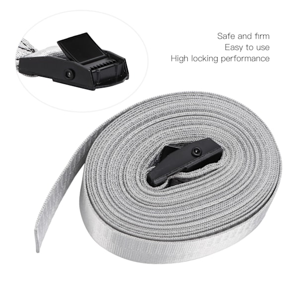 2 st legerings spärrband justerbara surrningsband tunga spännband spänne 1m/3,3ft