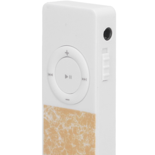 MP3-spiller Slim Classic Multifunction HiFi Lossless Sound Music Player Støtter opptil 64 GB Gul