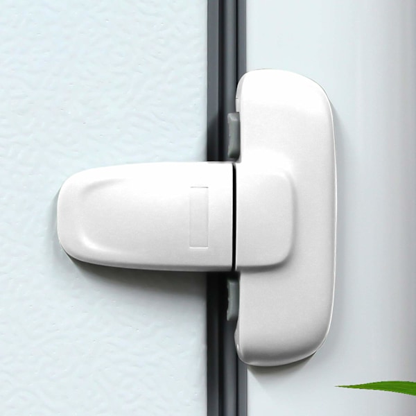 Refrigerator lock without drilling, freezer door lock latch