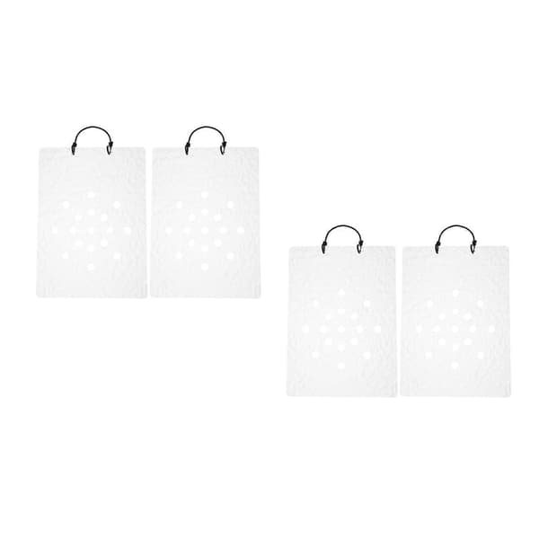 Väggmonterad växtkruka i akryl för inomhusbruk, 4-pack