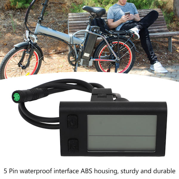 Elektrisk cykel LCD-display meter cykling speedometer odometer cykel computer panel 24V 36V 48V