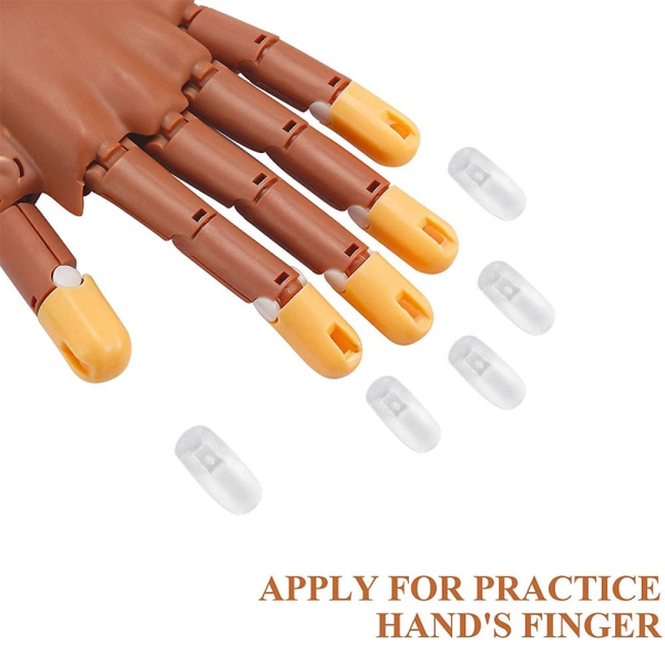 200 st Nail Display Manicure Supply för flexibel nagelträning