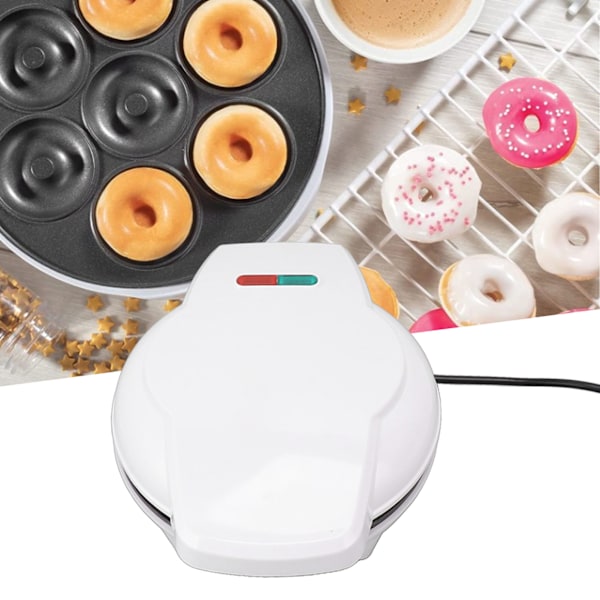 Mini Donut Maker 1200W Non Stick High Efficiency Safe Electric Doughnut Making Machine EU Plug 220V