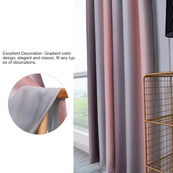 Stripe Gradient Vindusgardin Panel Stue Soverom Hotell Skillegardin (#2)
