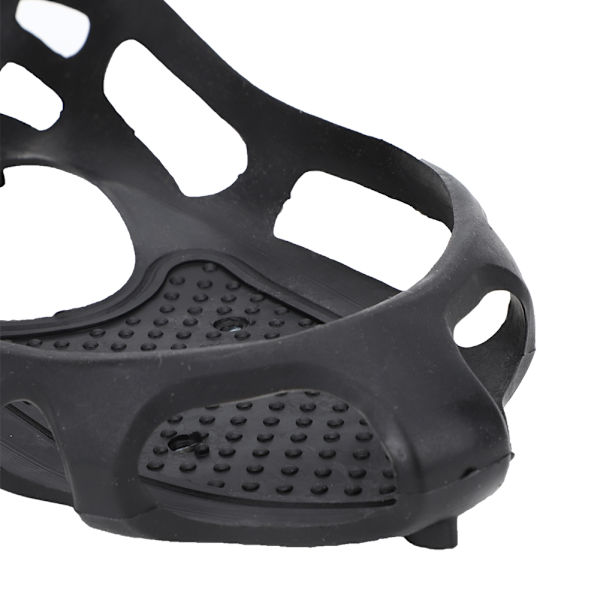 1 par Universal 24 tænder Anti Slip Ice Cleat Sko Greb Spikes Klamper Snesko til Vandring Klatring S:29-35