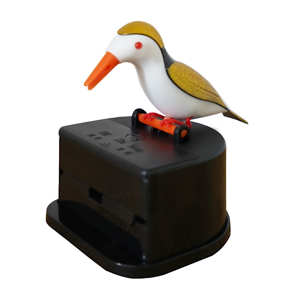 Liten fågel tandpetare dispenser kreativ tryck typ tandpetare dispenser