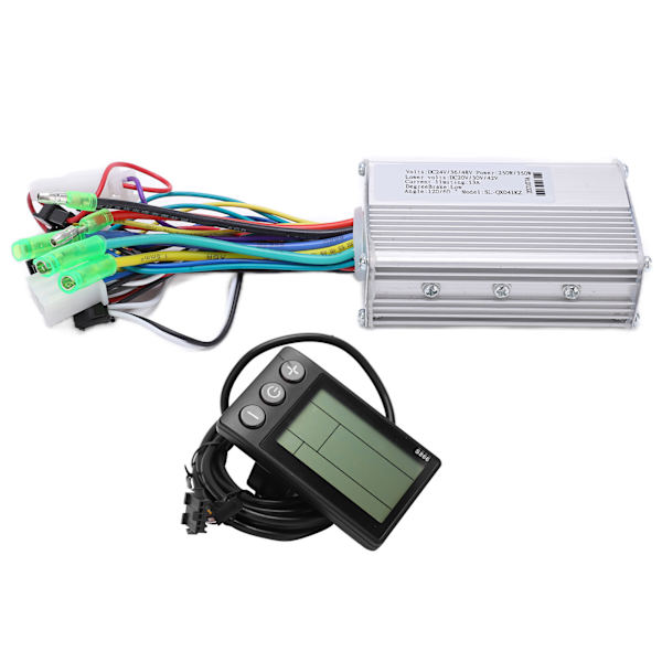 Elektrisk sykkelkontroller God varmeavledning Sensitiv kontroll Enkel installasjon LCD-bakgrunnsbelyst display Elektrisk sykkelsett