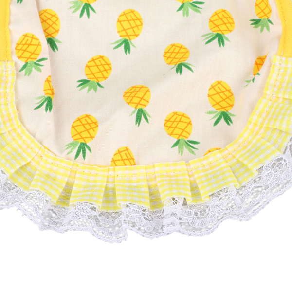 Kana Satula Esiliina Kaksinkertainen Kerros Puuvilla Mukava Kana Sulka Kiinnitin Siipi Selkäsuoja Siipikarjan Keltainen Ananas