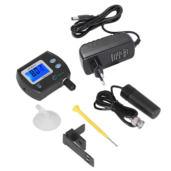 PH-900 PH-meter LCD Digital Vand PH-tester med udskiftelig elektrodeprobe Høj nøjagtighed til vandkvalitetstest EU-stik 220V