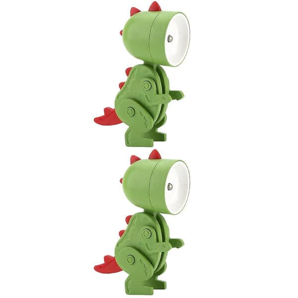 Dinosaurie nattlampa för sovrum 2-pack tecknad minilampa