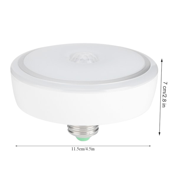 15W Menneskelig Krop Infrarød Sensor Lys E27 Lampe med Lys Induktion Loftslampe AC85-265V