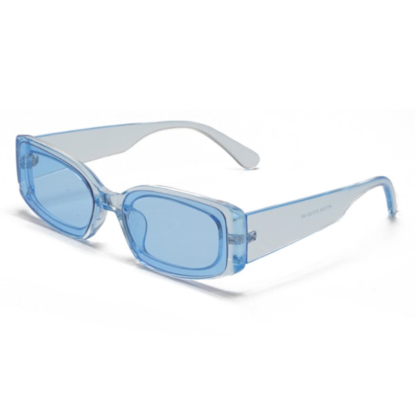 Rektangel solbriller for kvinner Retro mote solbriller