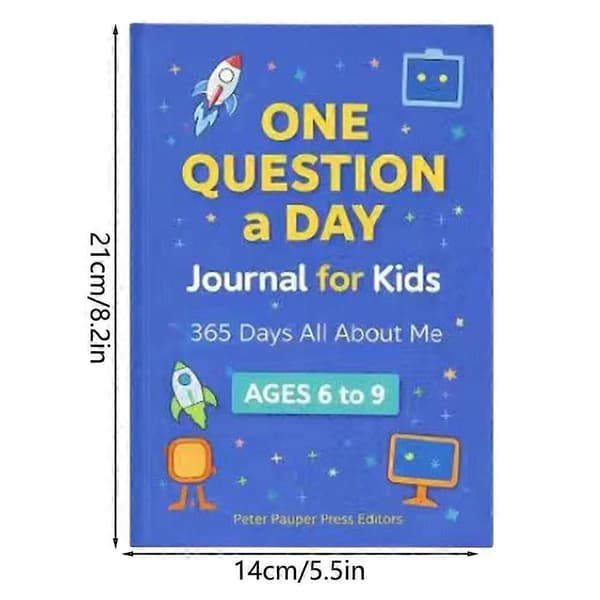 One Question A Day Journal For Kids 365 dagar Allt om mig 6 till 9 år A