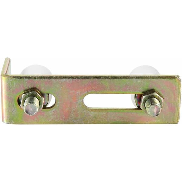 2 st Skjutportstyrrulle med L-stolpsfäste, Nylon Adjusta