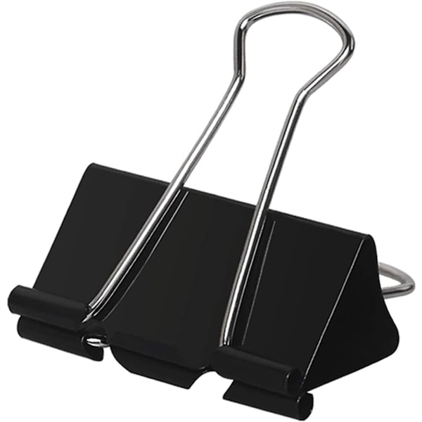 Foldback-klips i metal til notes, brevpapir