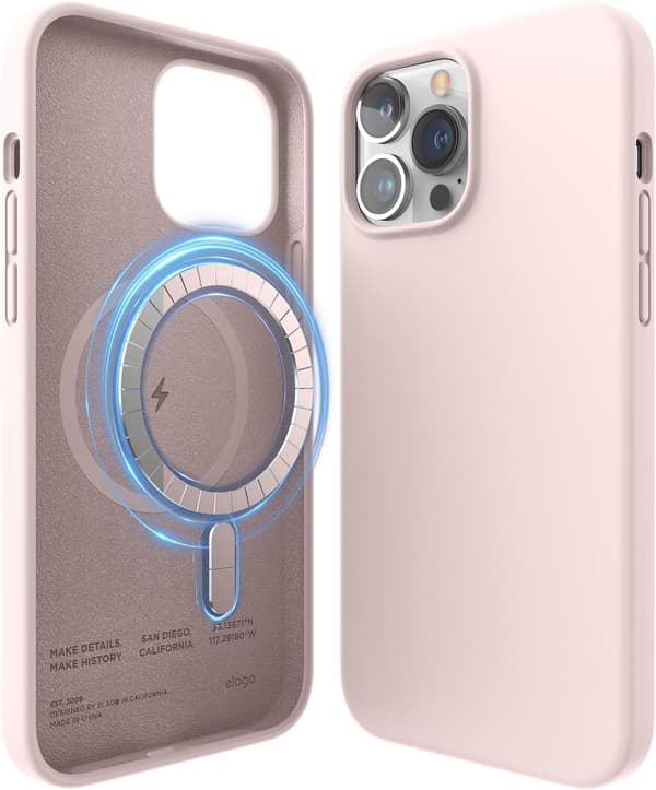 MagSafe-suojakotelo iPhone 13 Pro Max APPLE silikoni pinkki