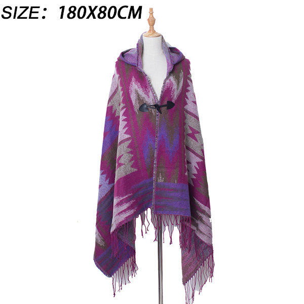 Kvinnors Poncho Cape Öppen Framkant Frans Wrap