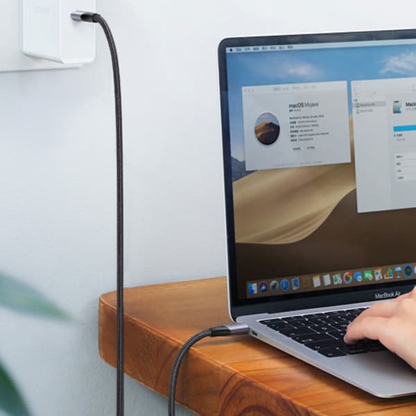 USB c 3.1 gen 2-kabel, höghastighets-USB c, USB c till USB c dataöverföringskabel med 100W PD snabbladdningskabel stöder 10Gbps synkronisering, 4k 60Hz-skärm