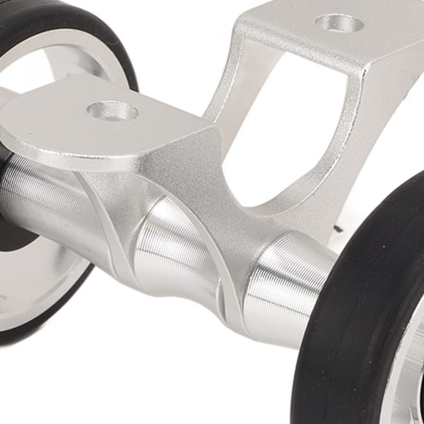 Cykelskärm Easywheel Stänkskärm Rullar Hjul Dubbelhjul för Brompton Hopvikbar Cykel för DahonSilver