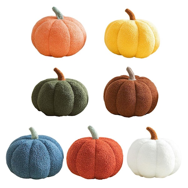 Tekoälykurpitsa söpö pehmokurpitsa syksyn sadonkorjuun täytetty kurpitsa Halloweenin kiitospäivän koristeet valokuvausrekvisiitta