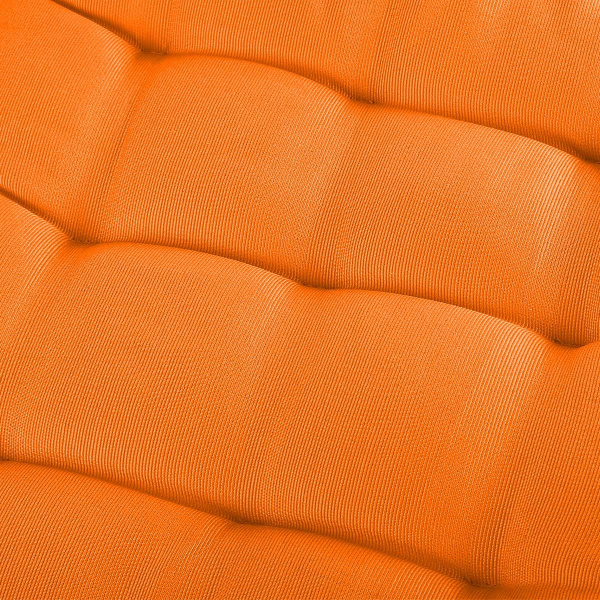 Udendørs sædehynde, stolpude 40 x 40 cm, tyk og blød, orange