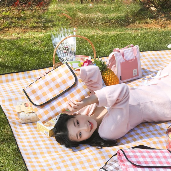 Bærbart picnictæppe ekstra stort udendørs sandtæt