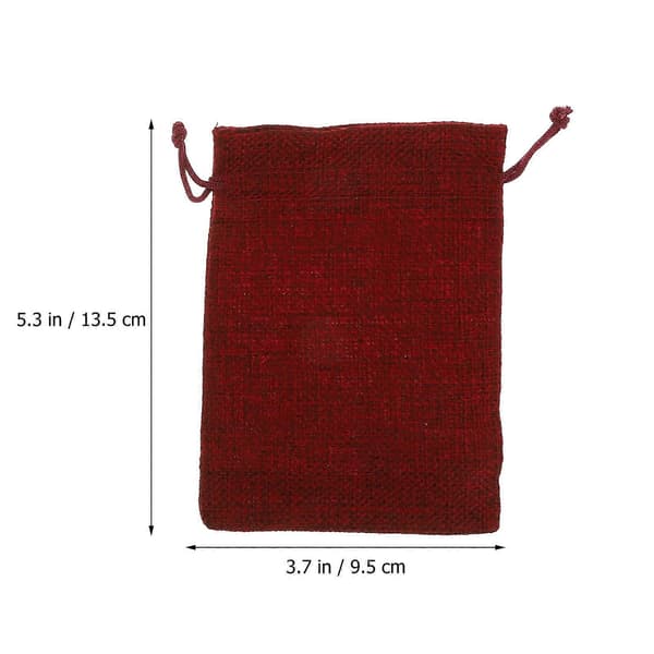 Jule-nedtellingsposer for oppbevaring 24-dagers julekalender med snøring