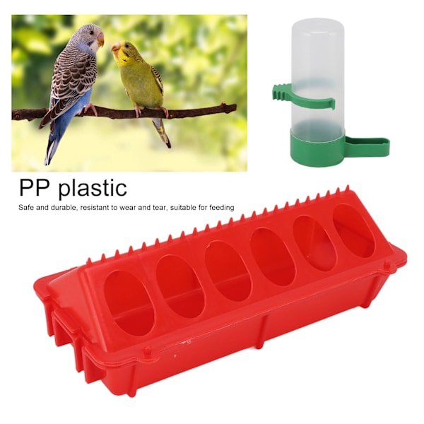 2Set Flip Top Chick Birds Water Feeder PP Chicken Trough Automatic Feeder with Splatter Proof Cover Poultry Equipment S Waterer 60ML