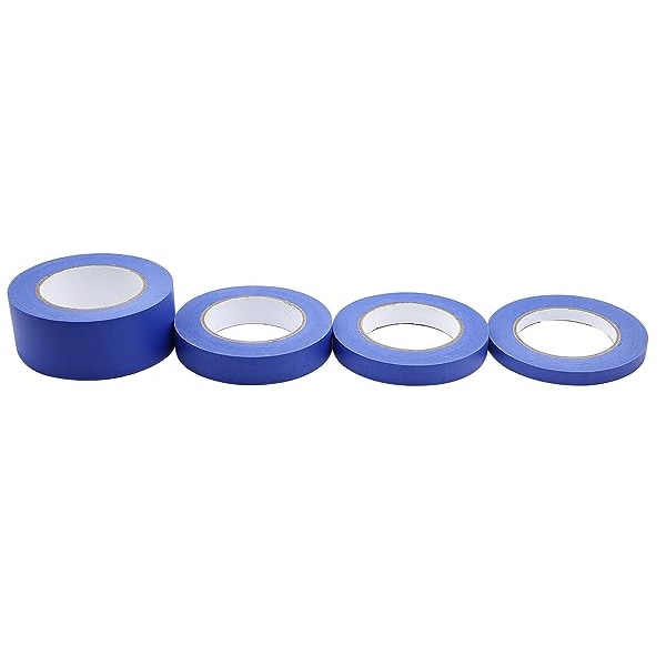 3Pack Blue Painters Tape, 0,8" 1,2" 1,5" X 32yds, Multi Size