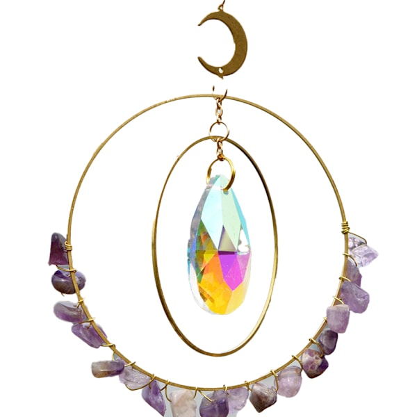 Suncatcher Crystal Hanging Wind Chime for Window House Garden