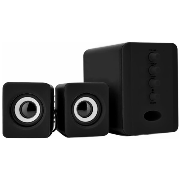 Mini USB 2.1 Kablet kombinasjonshøyttaler Bass Musikk Subwoofer for