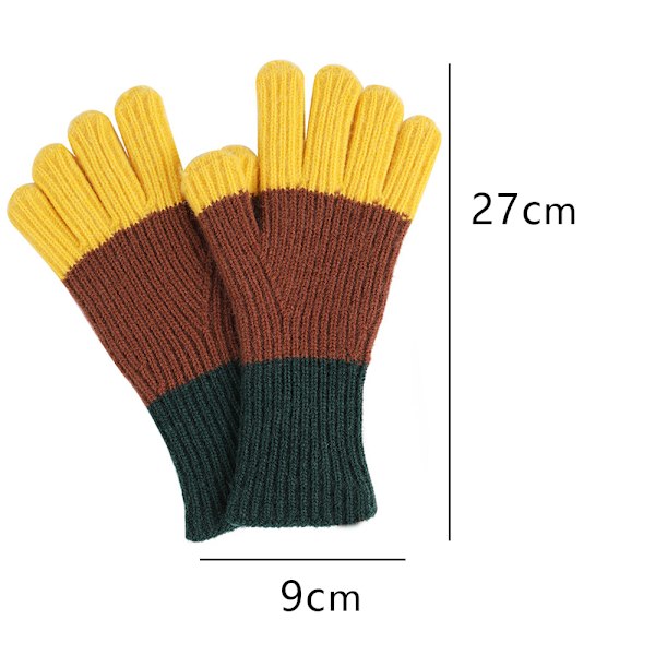 Hansker, Touchscreen Varme Termiske Fleece Strikkede Hansker