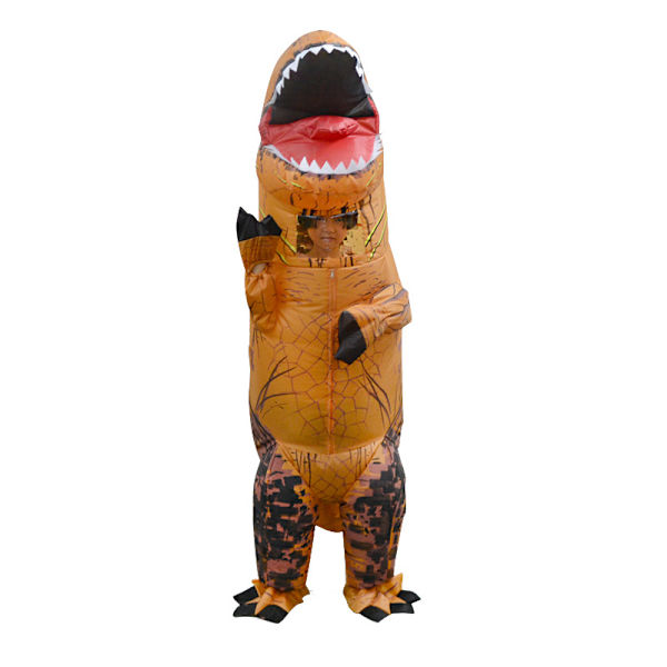 Halloween T-Rex Dinosaur Ilmapukuasu Lasten Päiväjuhlat Hauskat Ulkopeli Kuva Cartoon Eläin Nuken