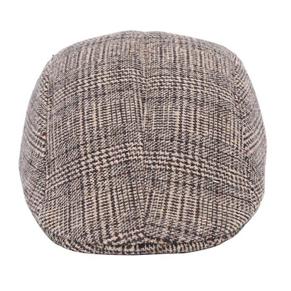 Herrar Beret Flat Newsboy Hat Justerbar
