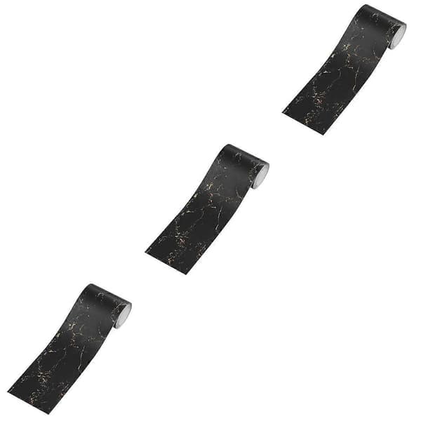 Midjelist-dekal för kök, vattentät och självhäftande, 3-pack