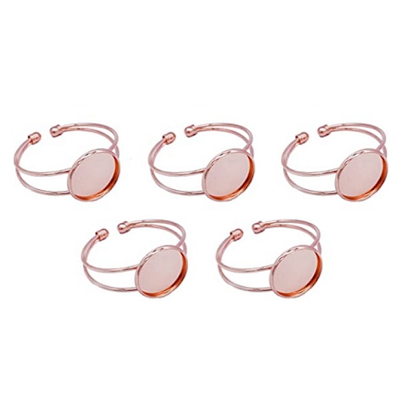 Tomma manschettarmband i mässing