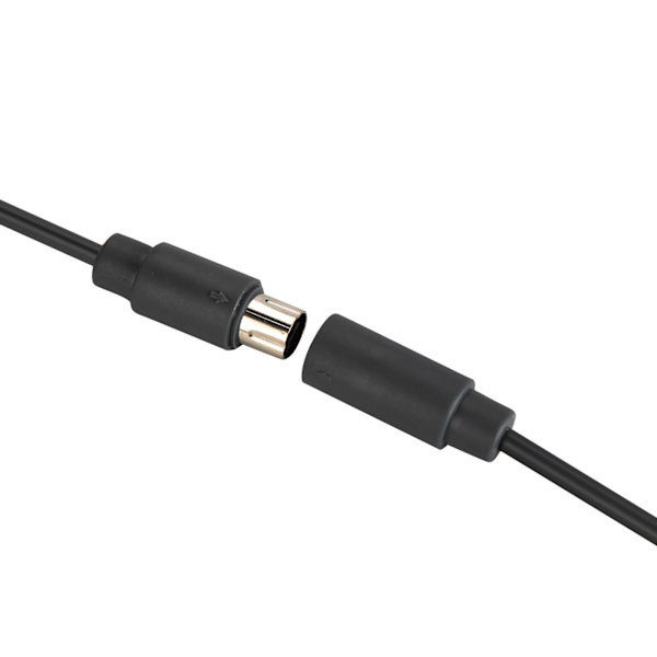 USB 4-nastainen peliohjaimen kaapeli, vaihtojohto, irrotettava sovitin Xbox 360:lle (musta)